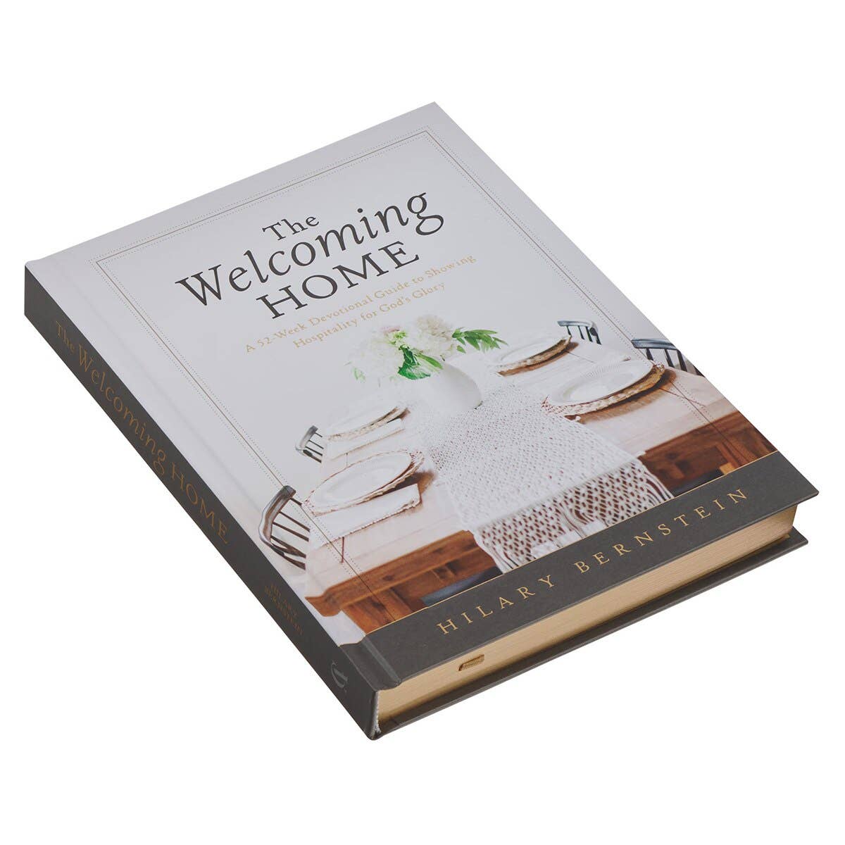 Book titled 'The Welcoming Home' by Hilary Bernstein on a white background