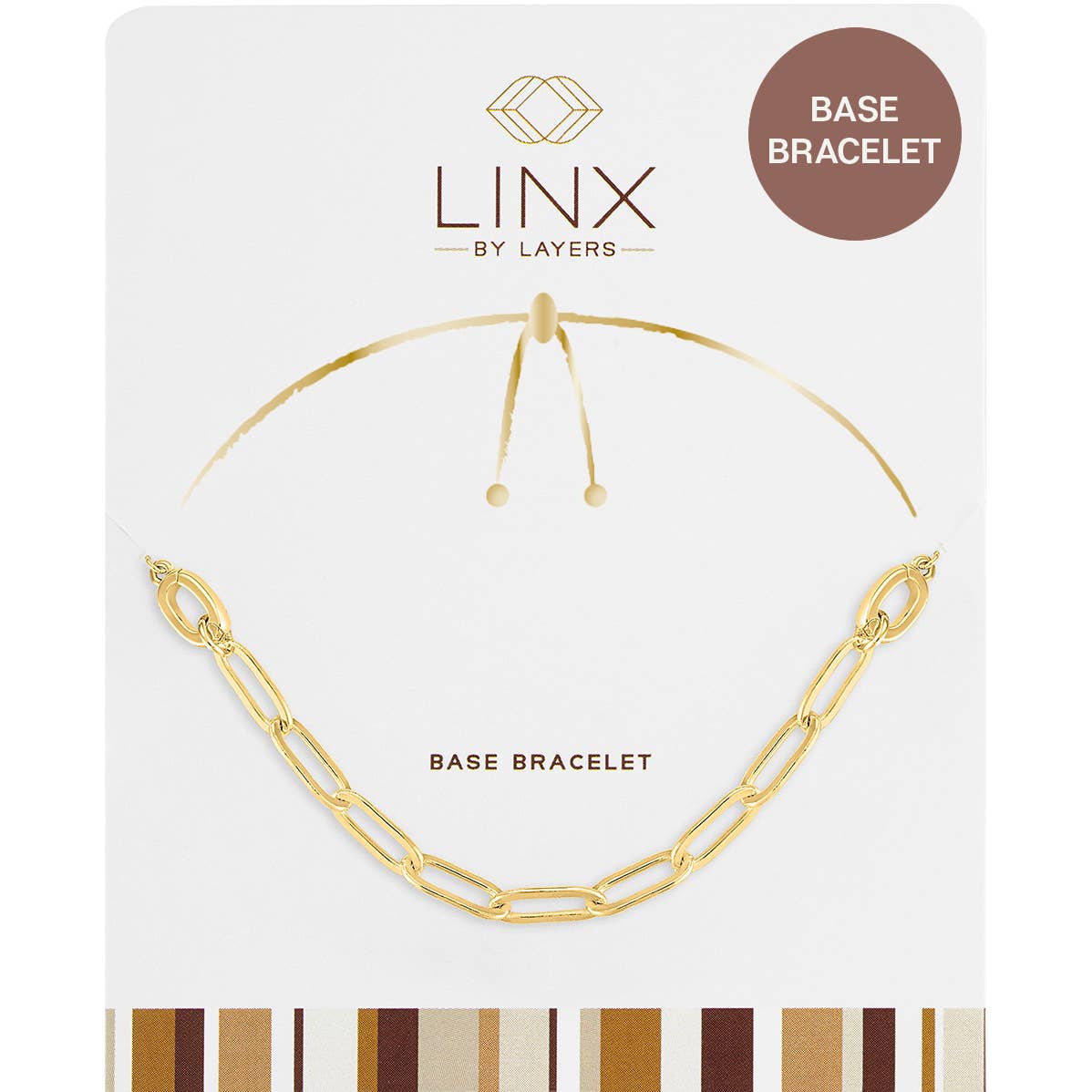 LINX - Base Bracelet - Gold Paperclip