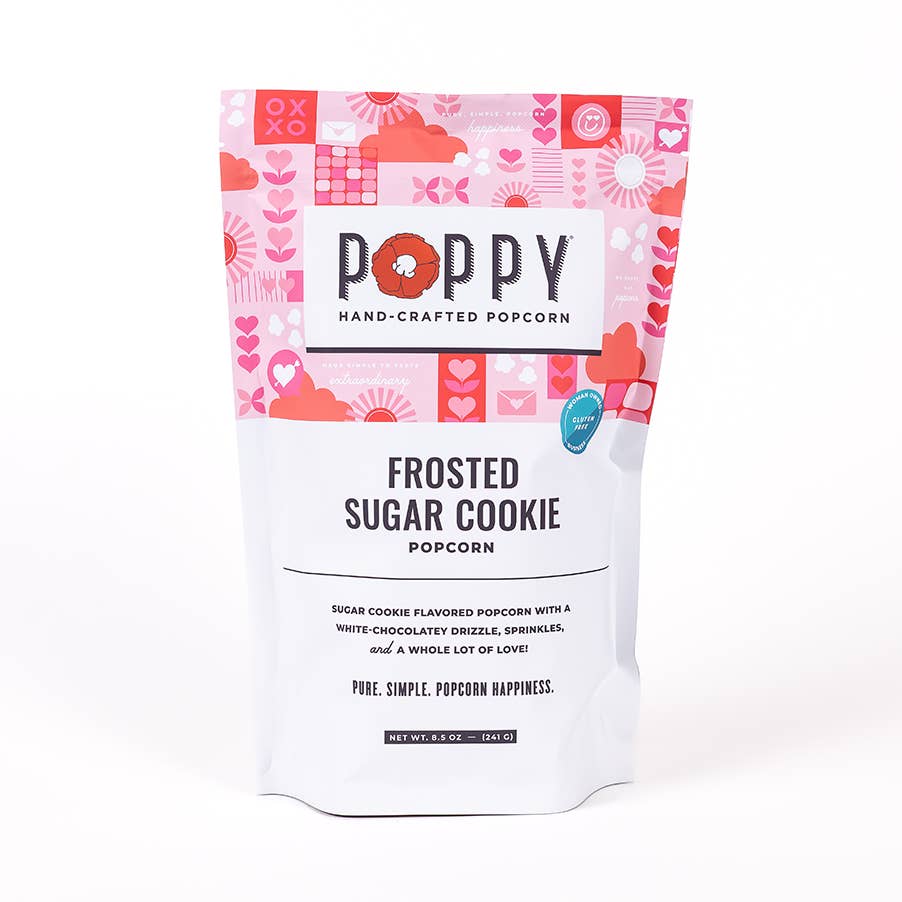 Poppy Hand-Crafted Popcorn - Frosted Sugar Cookie 8.5 oz