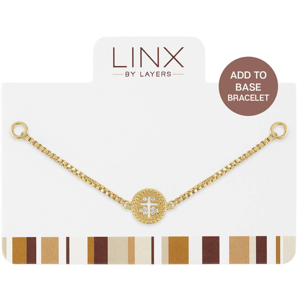 LINX - Add On - Gold Cut-Out Cross