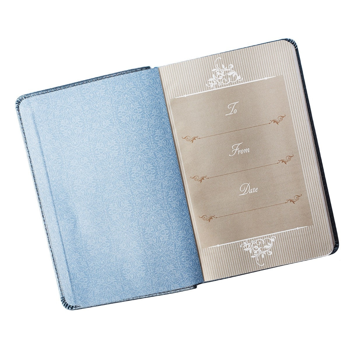Mr. & Mrs. 366 Devotions for Couples Blue Faux Leather Devotional