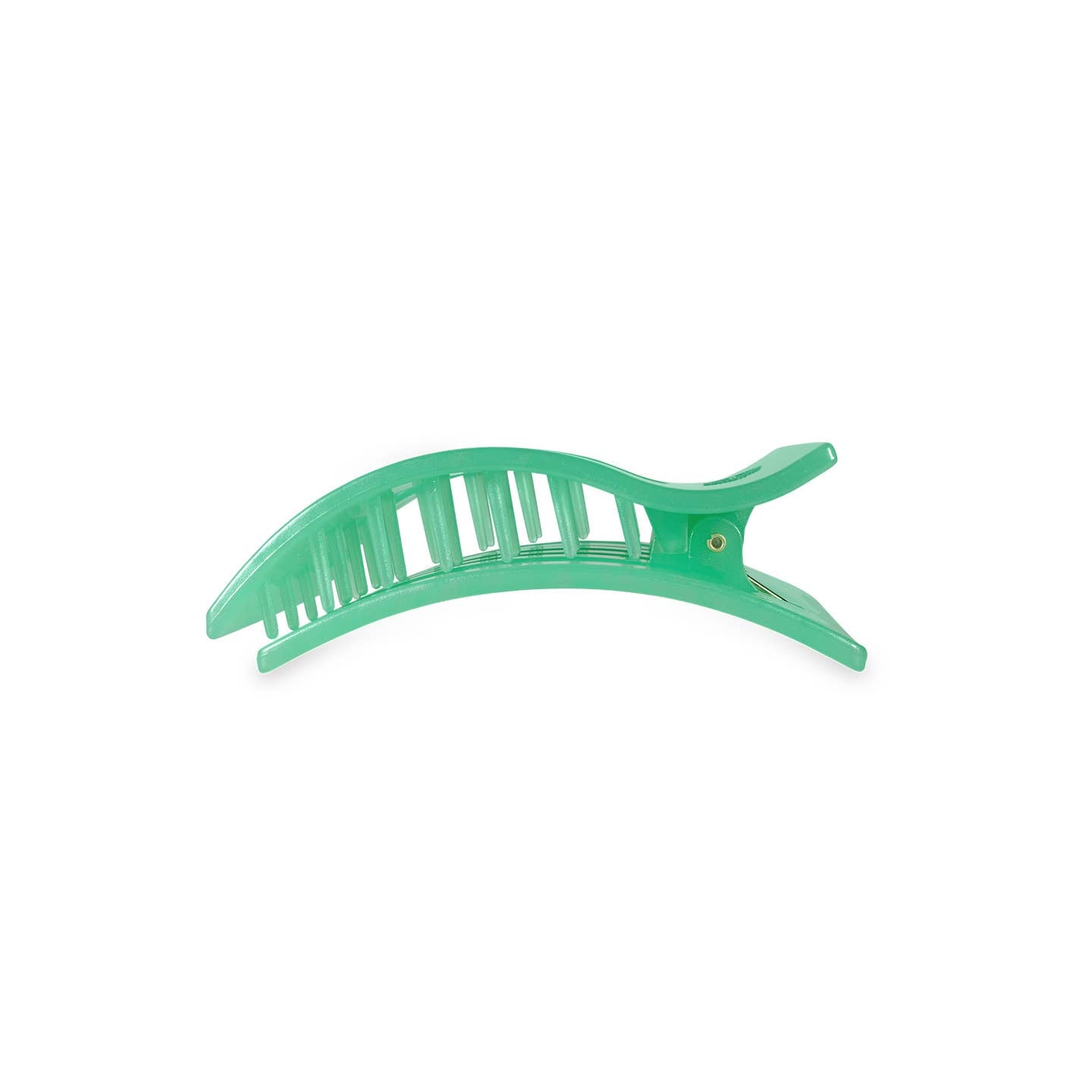 TELETIES - Small Flat Rectangle Hair Clip - Spring Splash