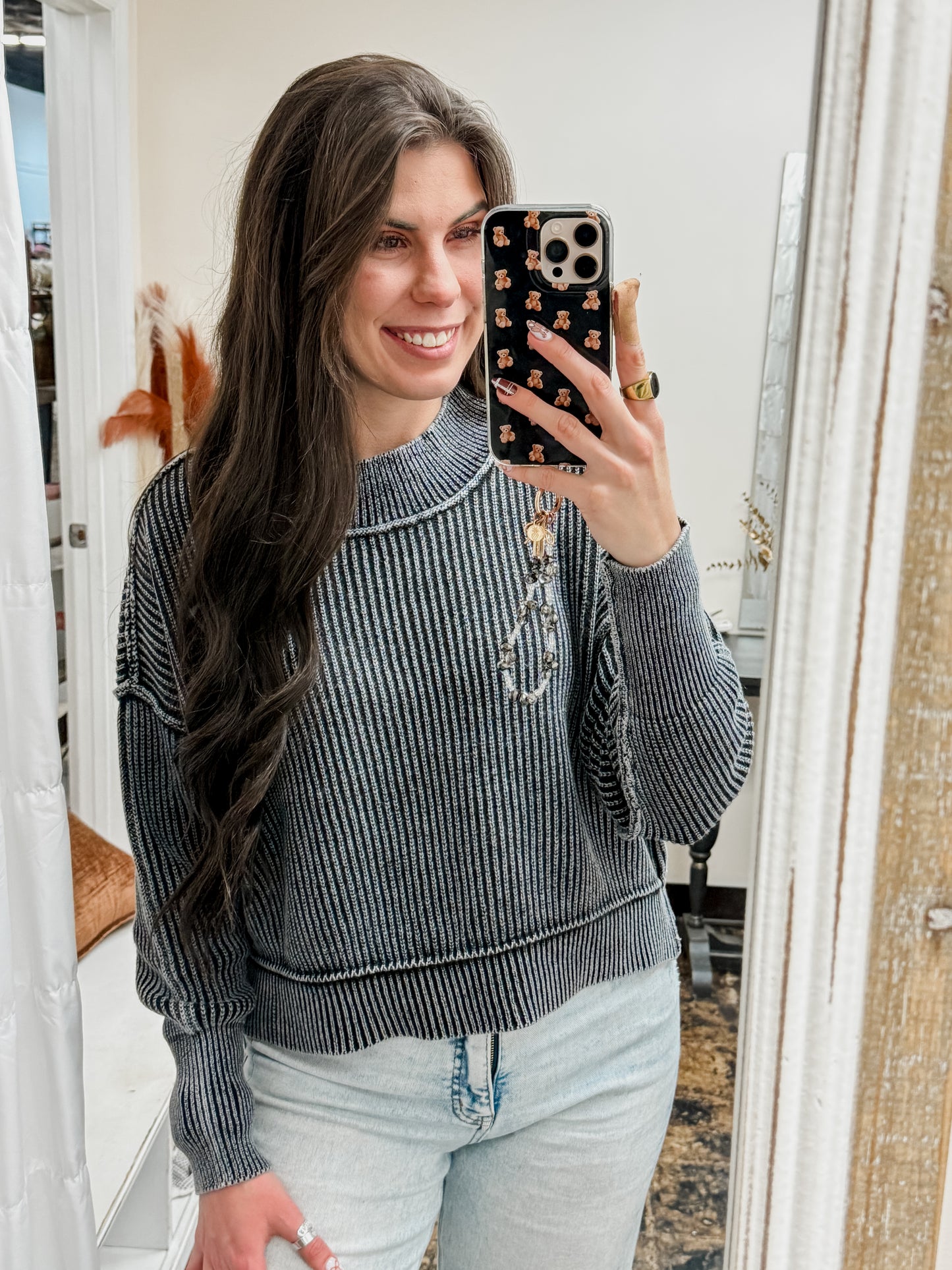 The Jolene Sweater - Black