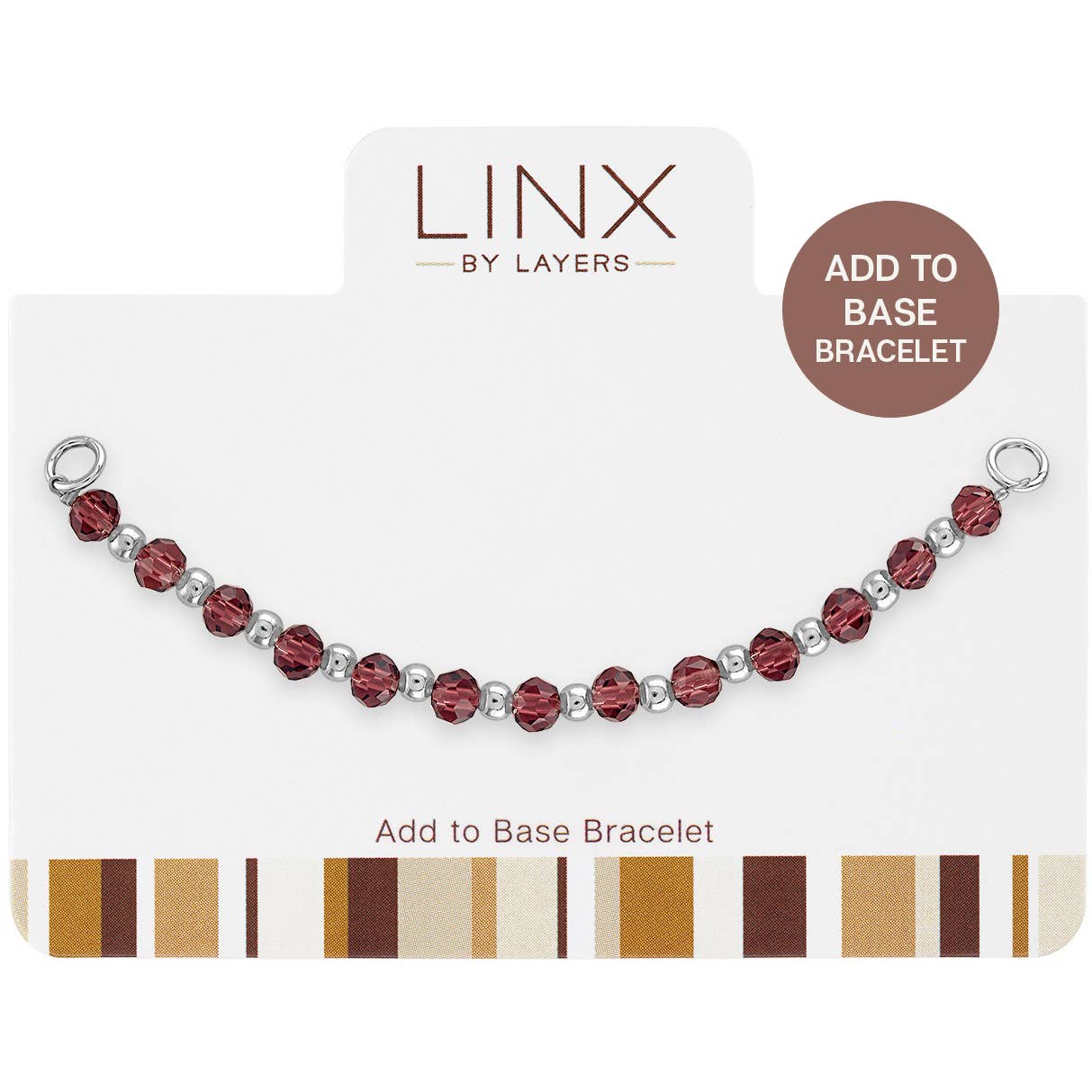 LINX - Add On - Silver Purple Facet