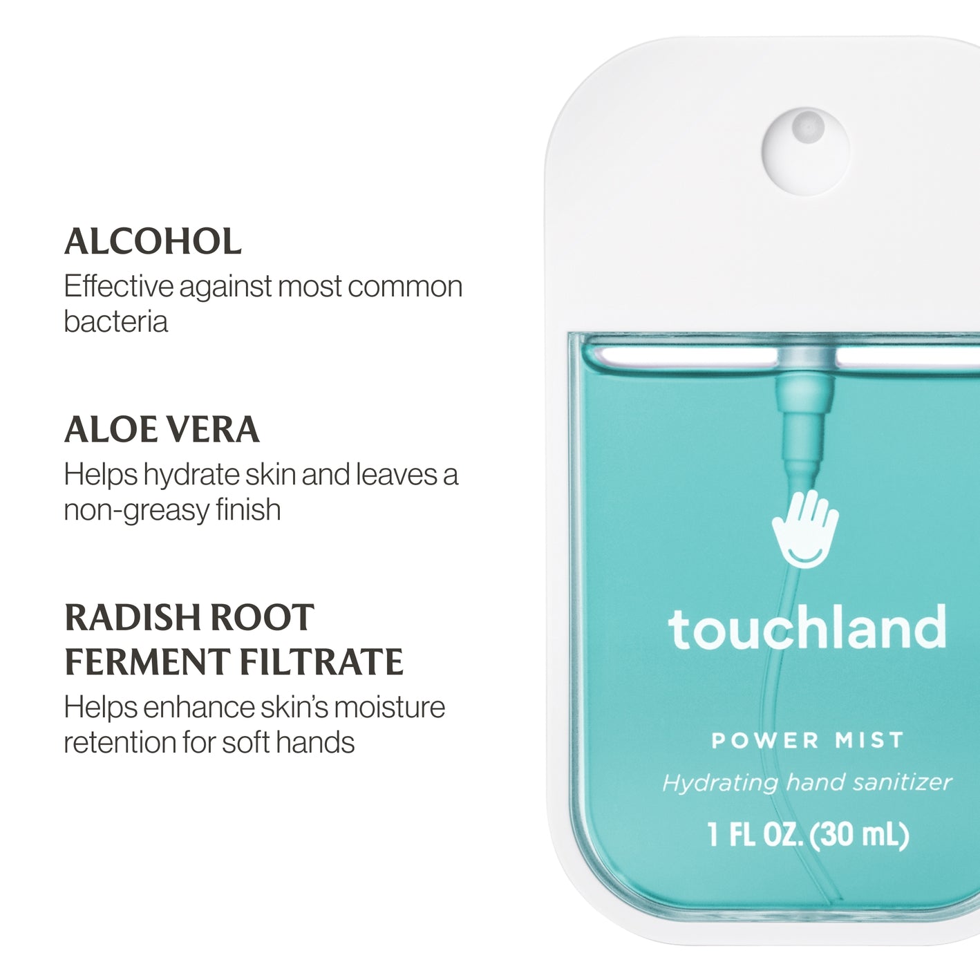 Touchland - Power Mist Hydrating Hand Sanitizer - Blue Sandalwood