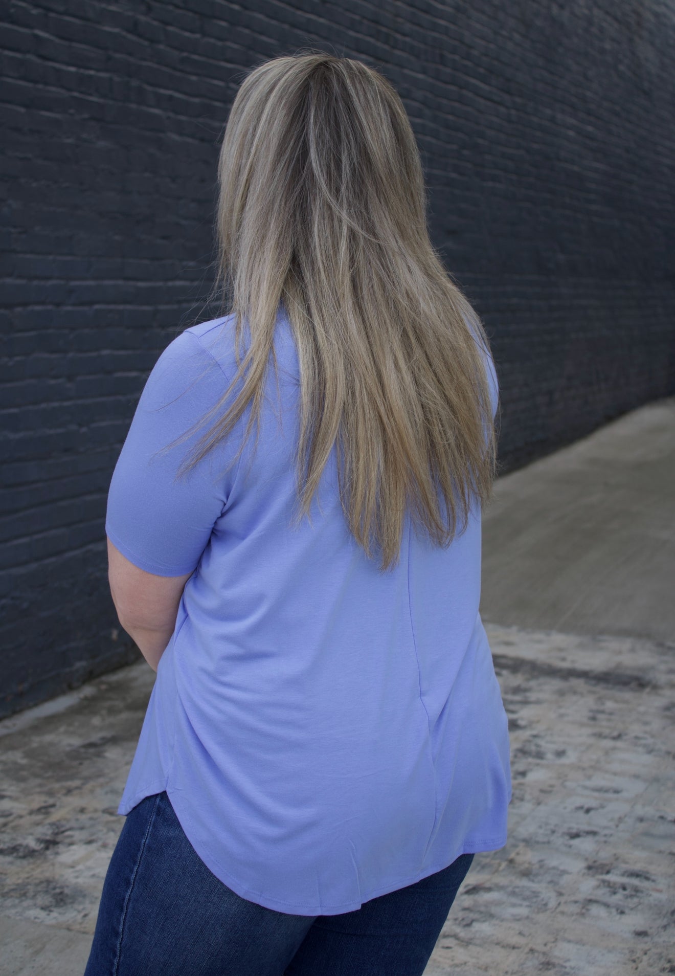The Brooklynn Top - Spring Blue