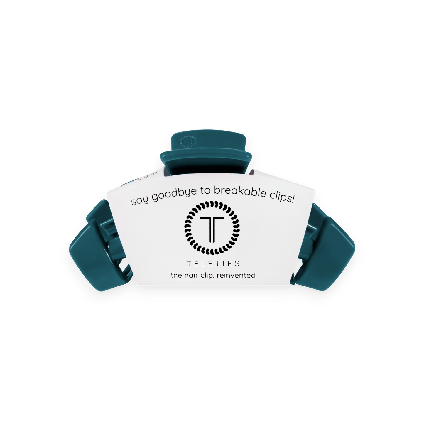 TELETIES - Classic Small Claw Clip - Teal With It