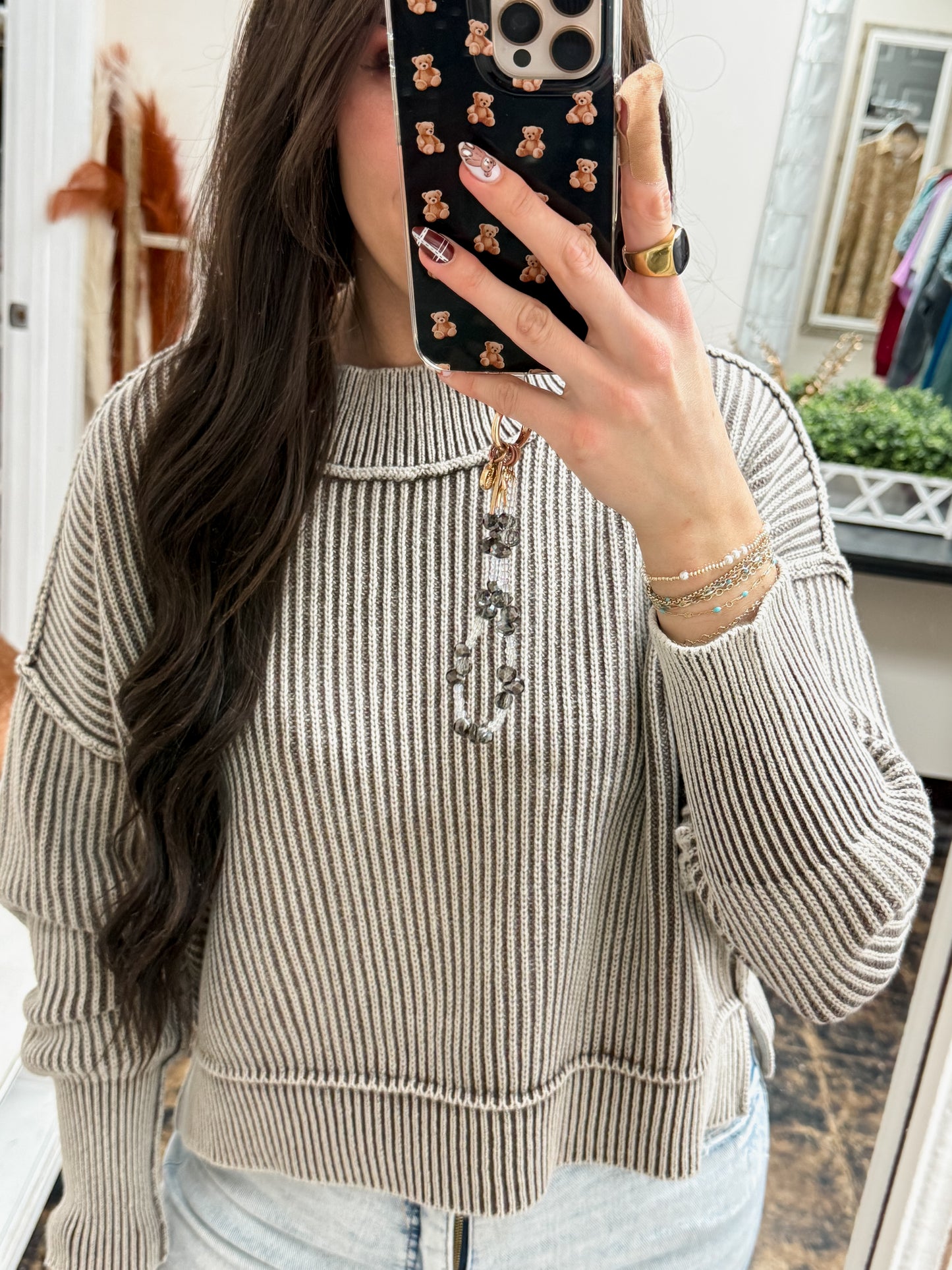 The Jolene Sweater - Mocha