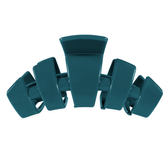 TELETIES - Classic Large Claw Clip - Teal With It