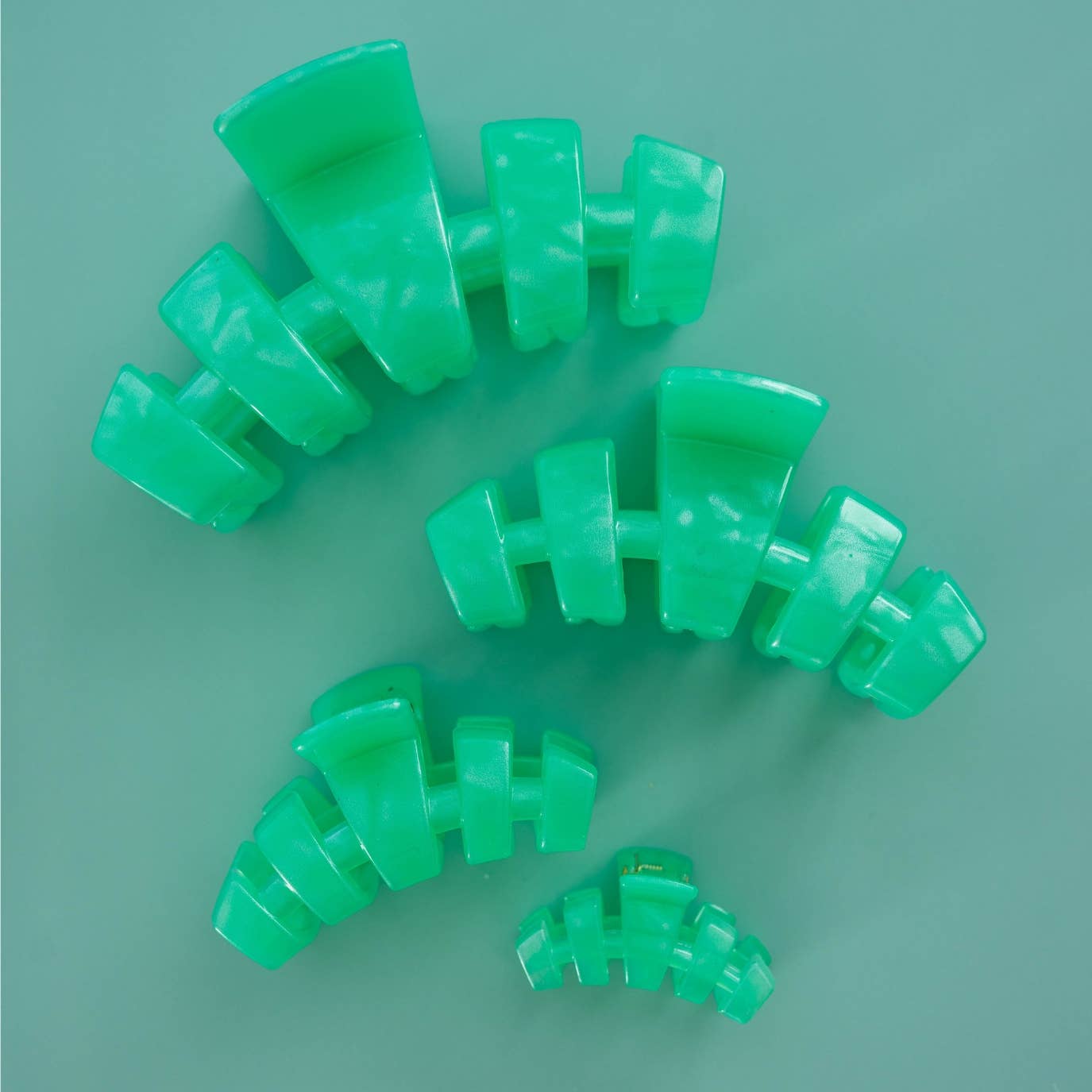 TELETIES - Classic Medium Hair Clip - Spring Splash