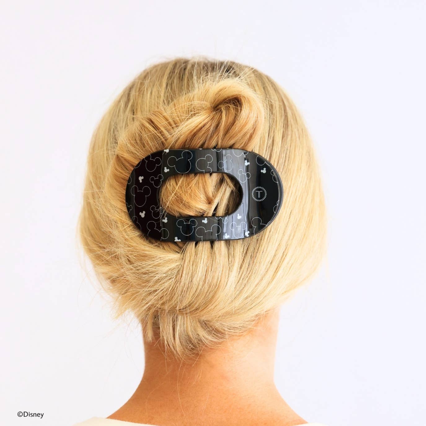 TELETIES - Large Flat Round Hair Clip - Disney Spotlight