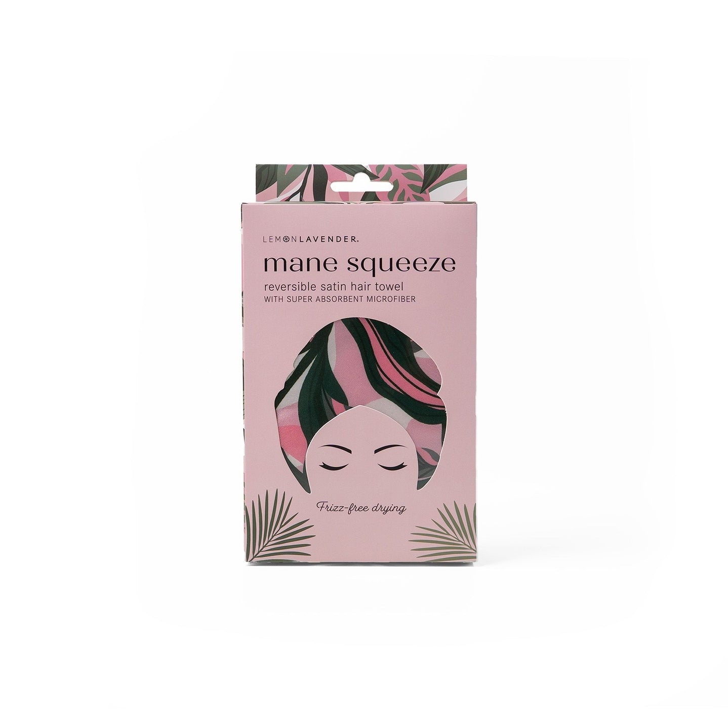 Lemon Lavender - Mane Squeeze Reversible Satin Hair Towel