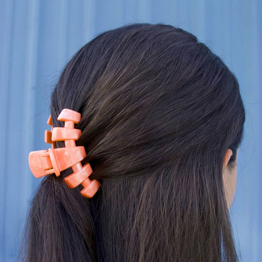 TELETIES - Classic Small Hair Clip - Dreamsicle