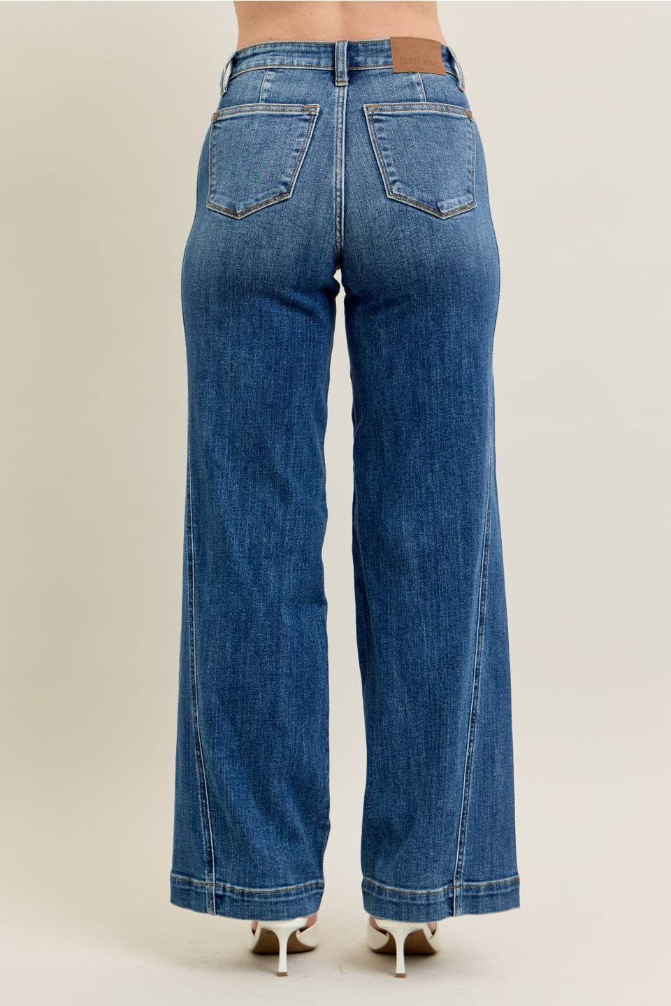 Judy Blue Jeans - High Waisted Trouser Wide Leg