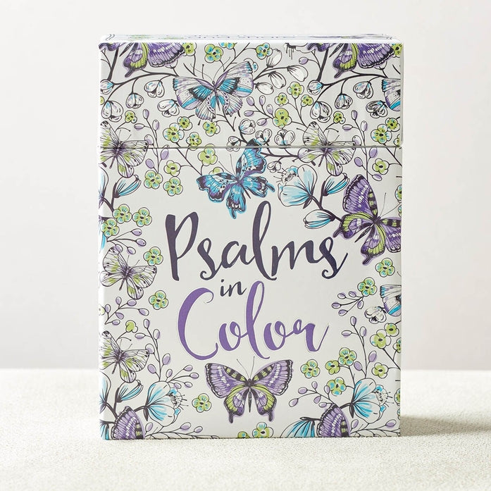 Boxed Coloring Cards Psalms in Color