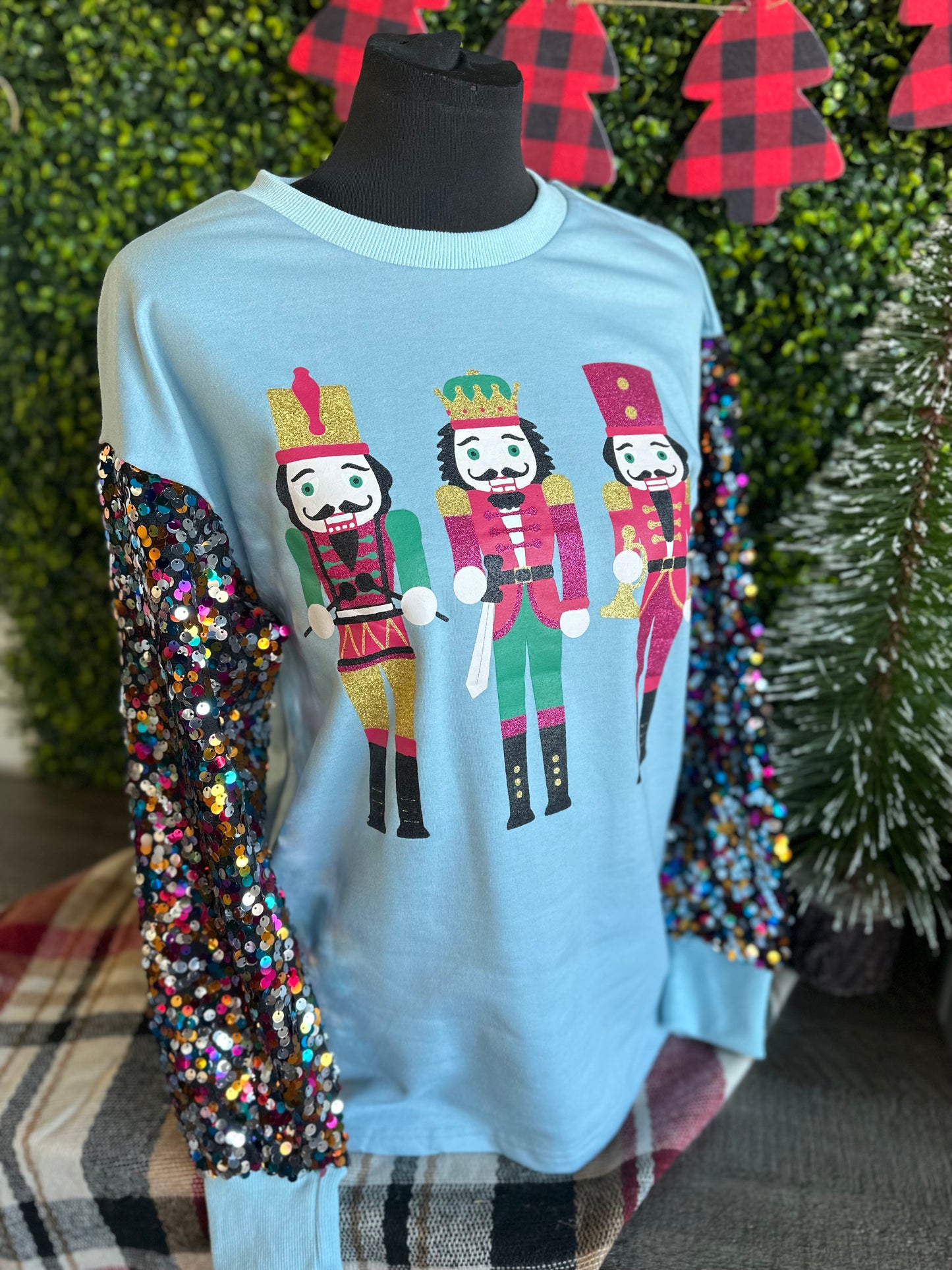 FINAL SALE - The Nutcracker Sequin Top