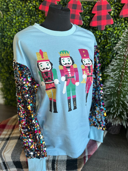 FINAL SALE - The Nutcracker Sequin Top