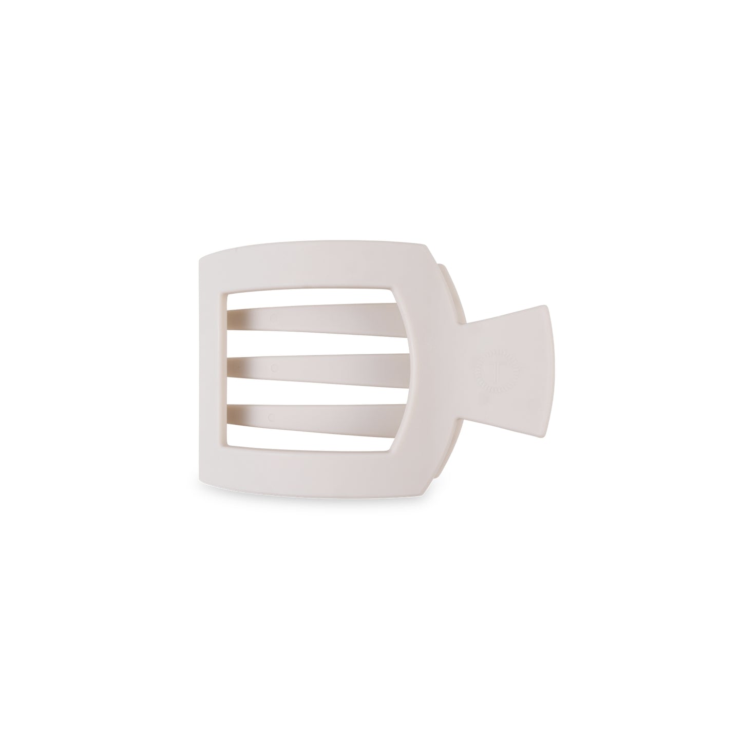 TELETIES - Small Flat Square Clip - Toasted