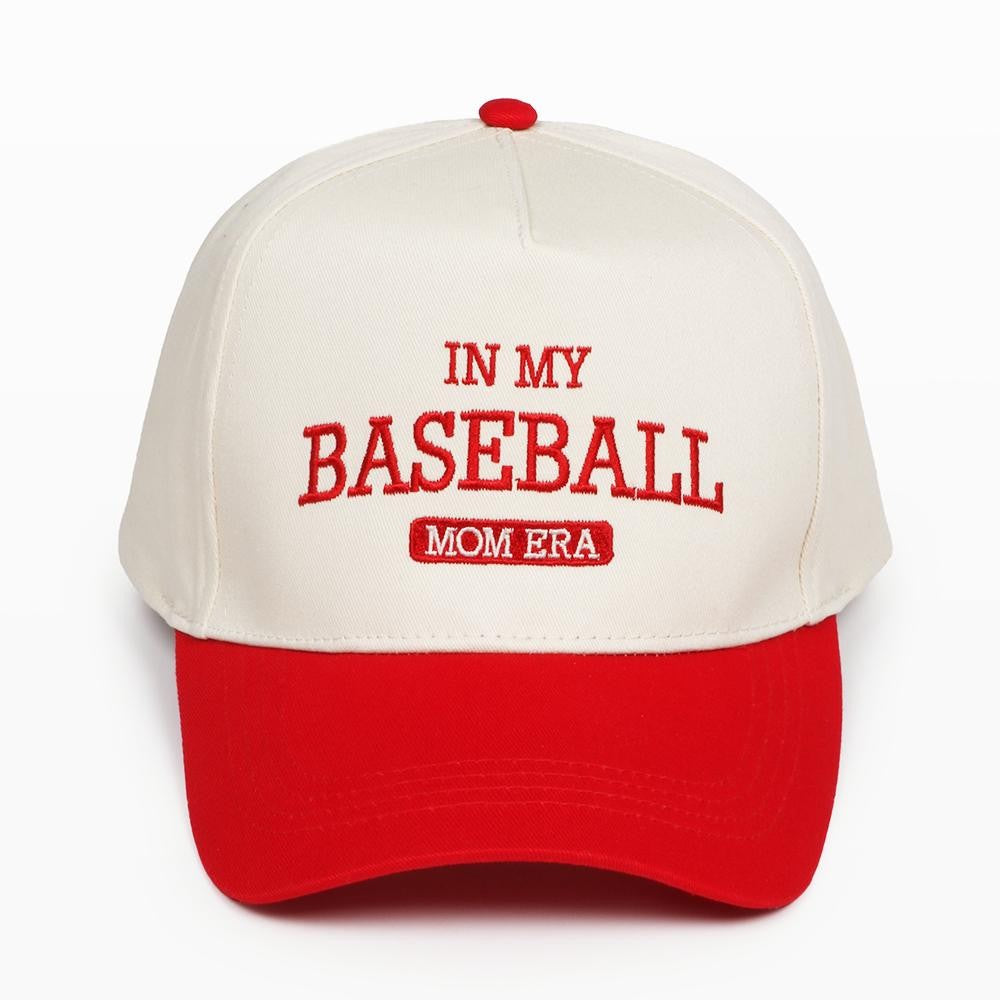 The In My Baseball Mom Era Hat - Red