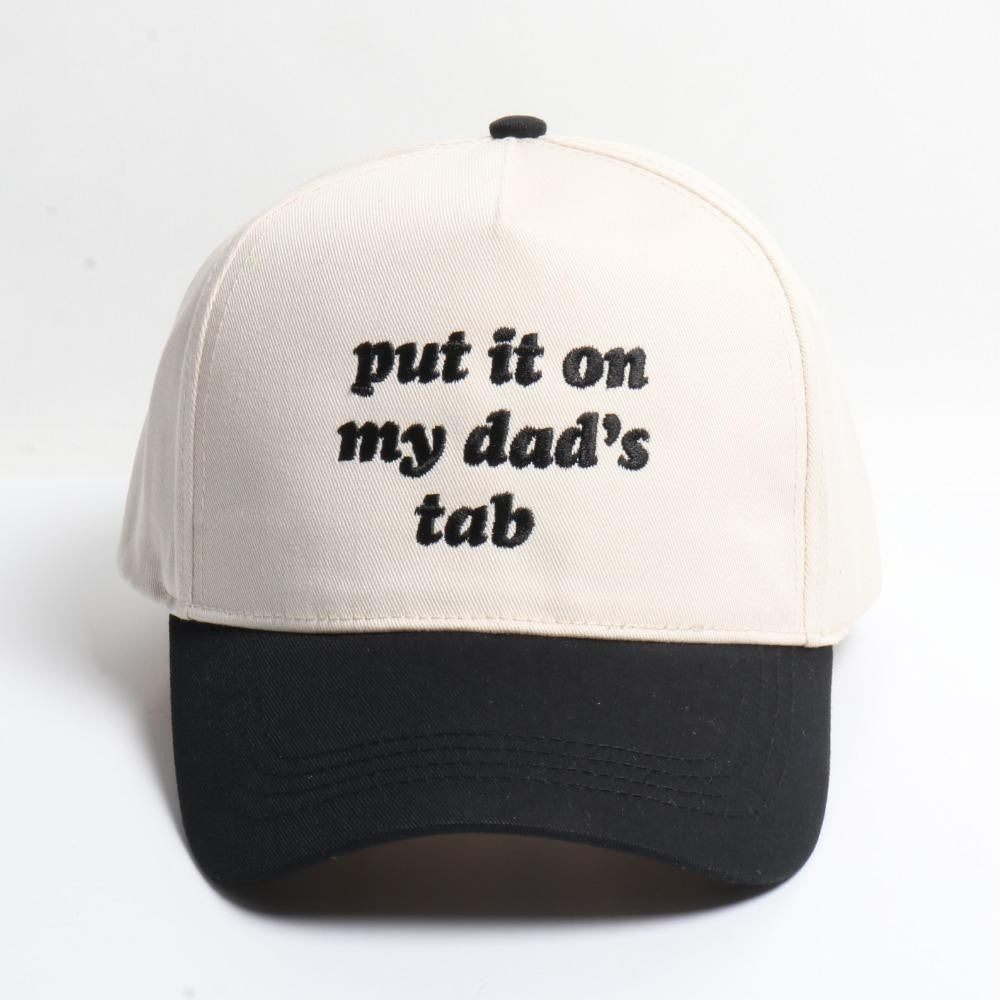 The Put It On My Dad's Tab Hat - Black