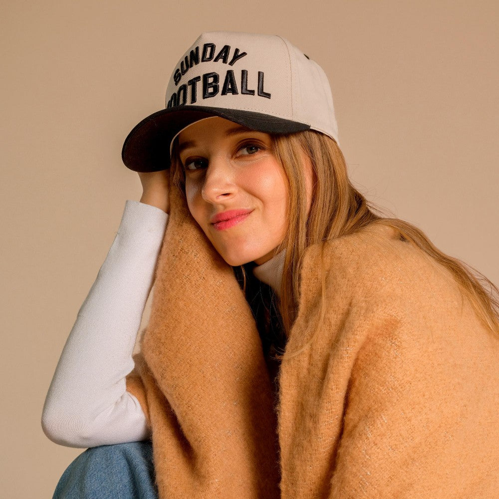 The Sunday Football Hat - Black