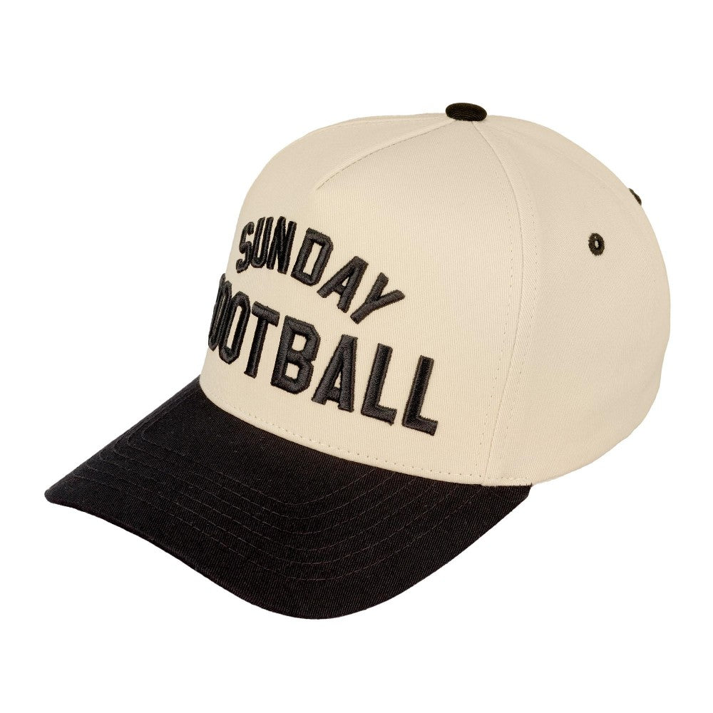 The Sunday Football Hat - Black