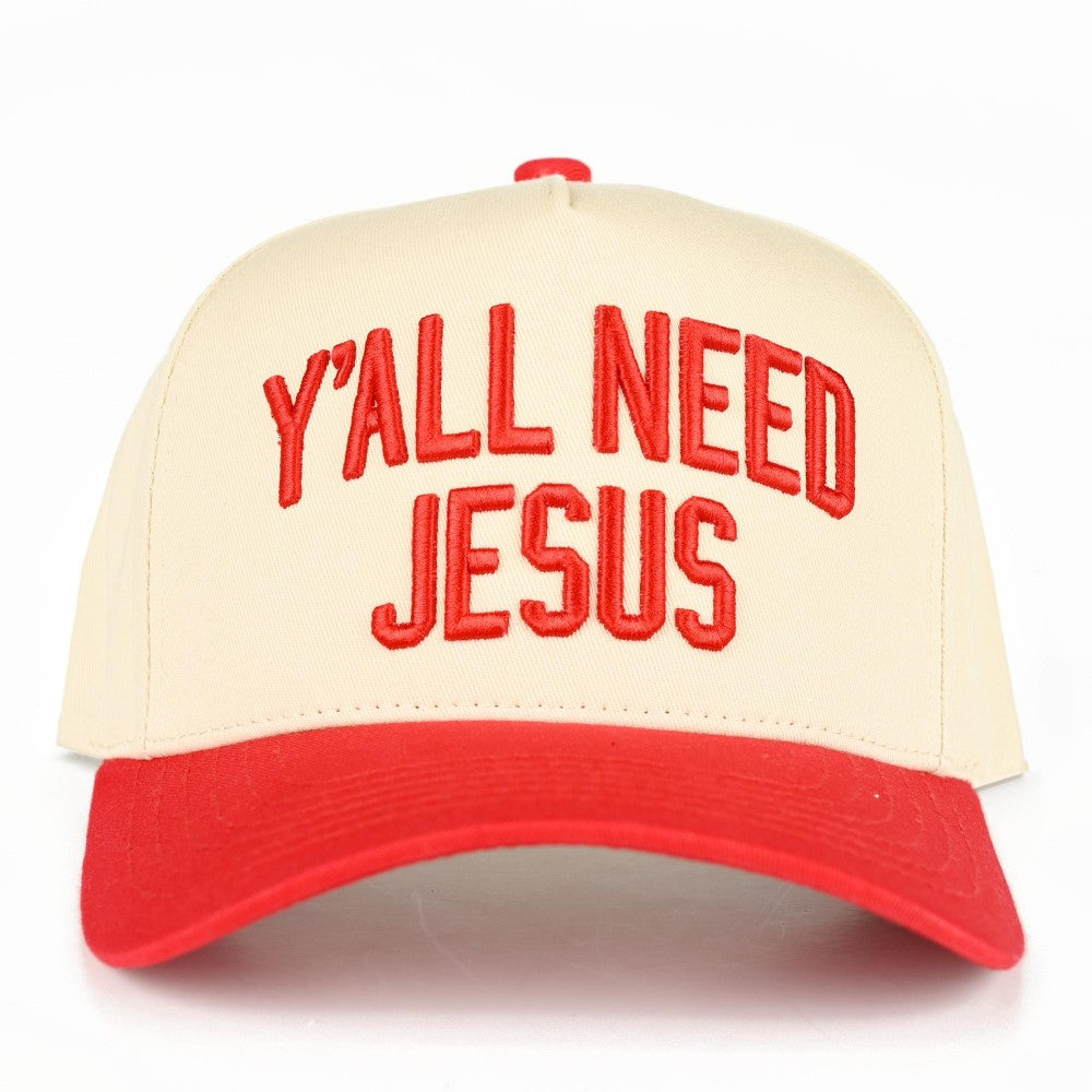 The Y'all Need Jesus Hat - Red