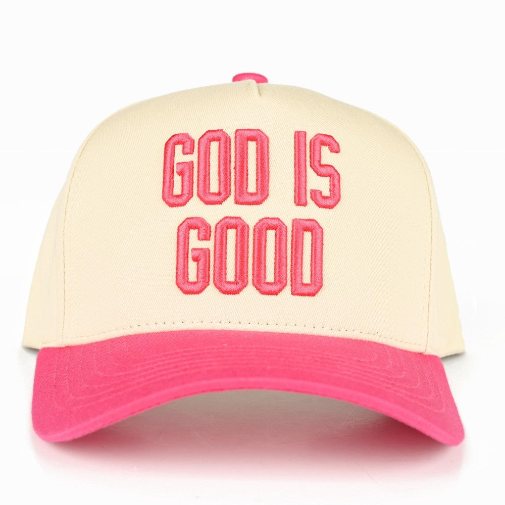 The God is Good Hat - Hot Pink