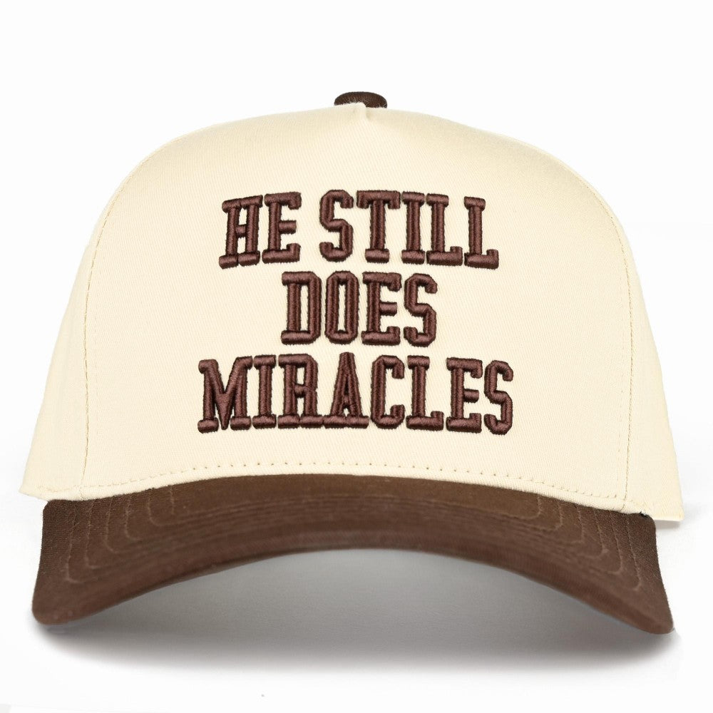 The He Still Does Miracles Hat - Brown