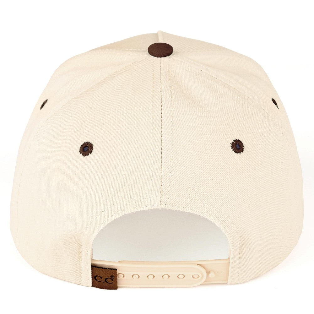 The 90's Country Heart Embroidered Hat - Brown