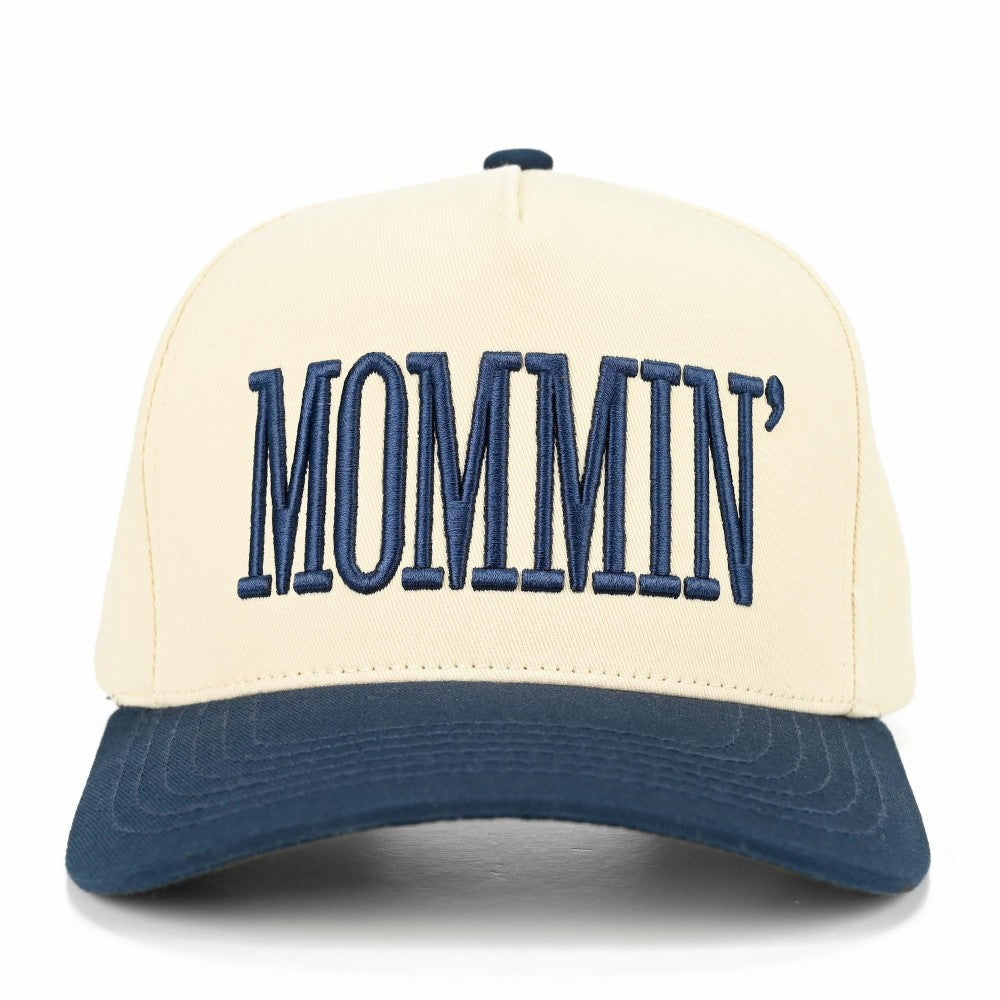 The MOMMIN' Embroidered Hat - Navy