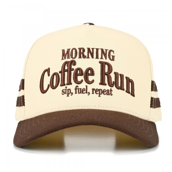 The Coffee Run Embroidered Hat