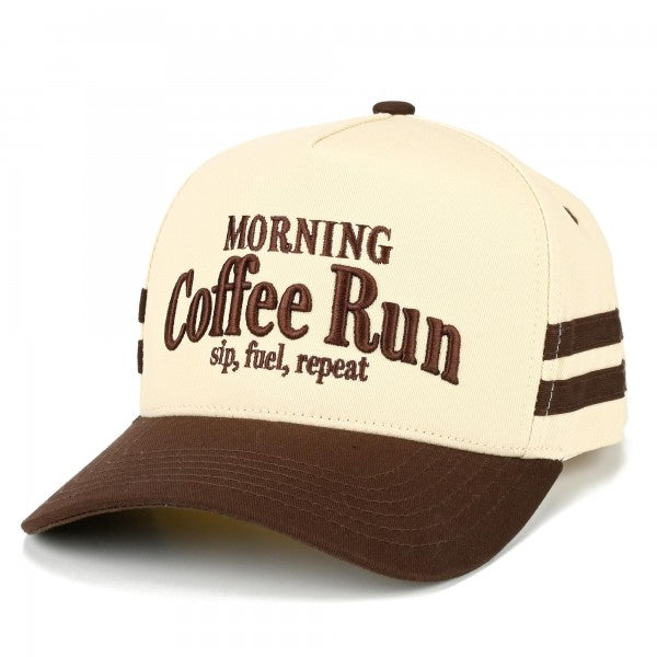 The Coffee Run Embroidered Hat