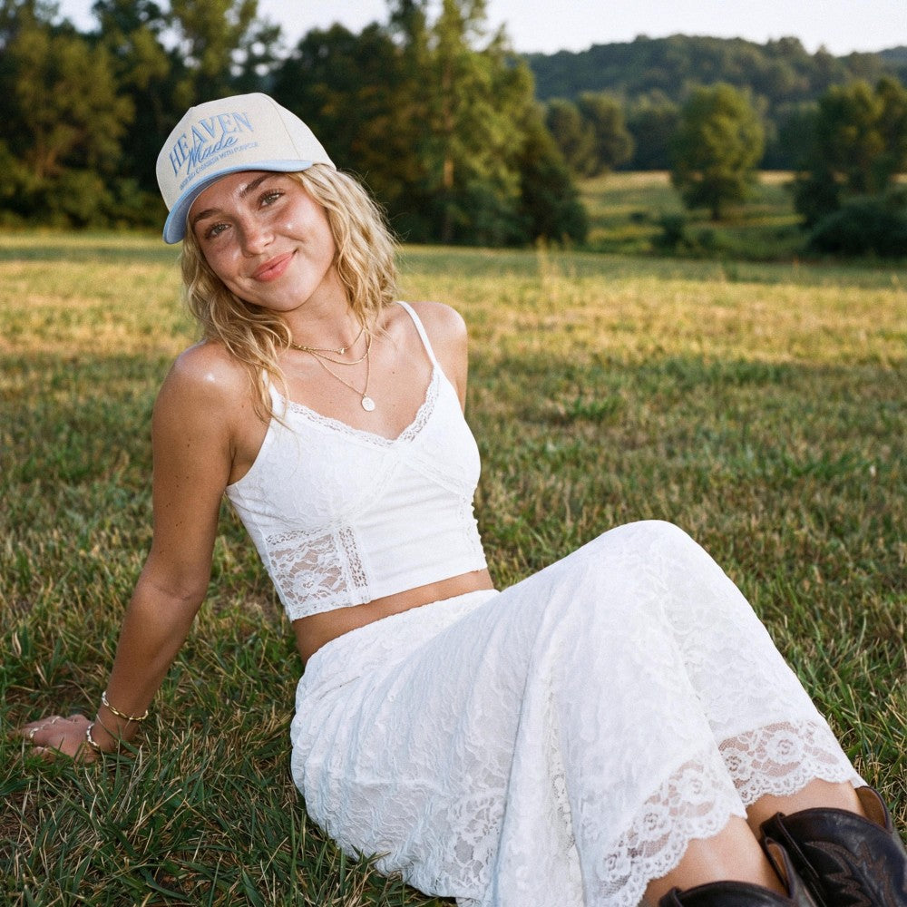The Heaven Made Hat - Beige/Blue
