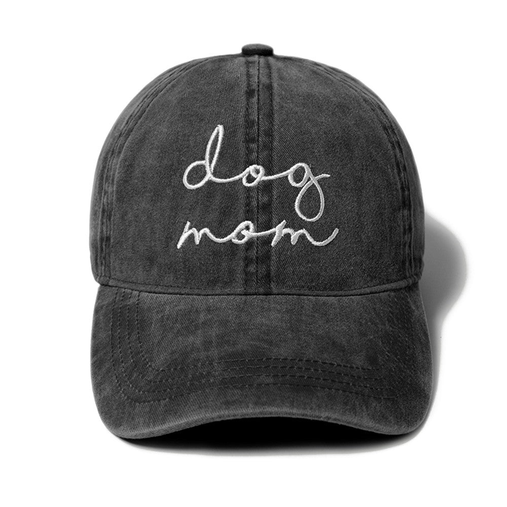 The Dog Mom Cap - Black