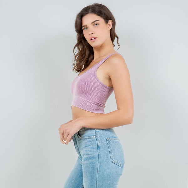 The Elaine Cropped Brami - Lavender