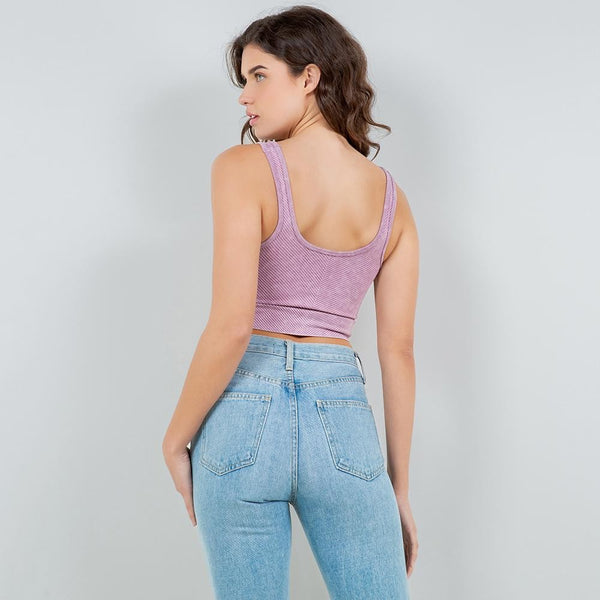 The Elaine Cropped Brami - Lavender