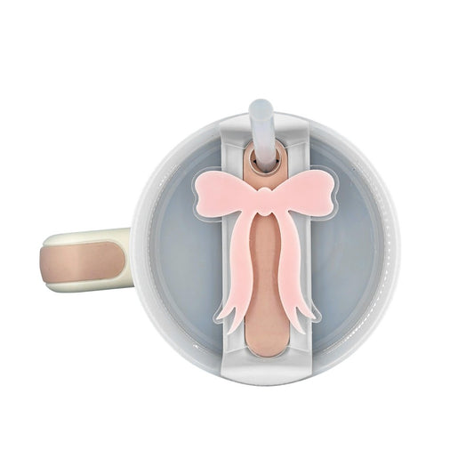 The Bow Tumbler Topper - Pink