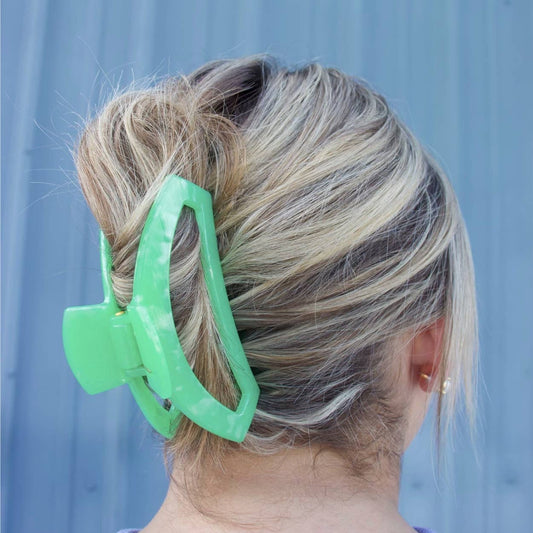 TELETIES - Open Large Hair Clip - Spring Splash