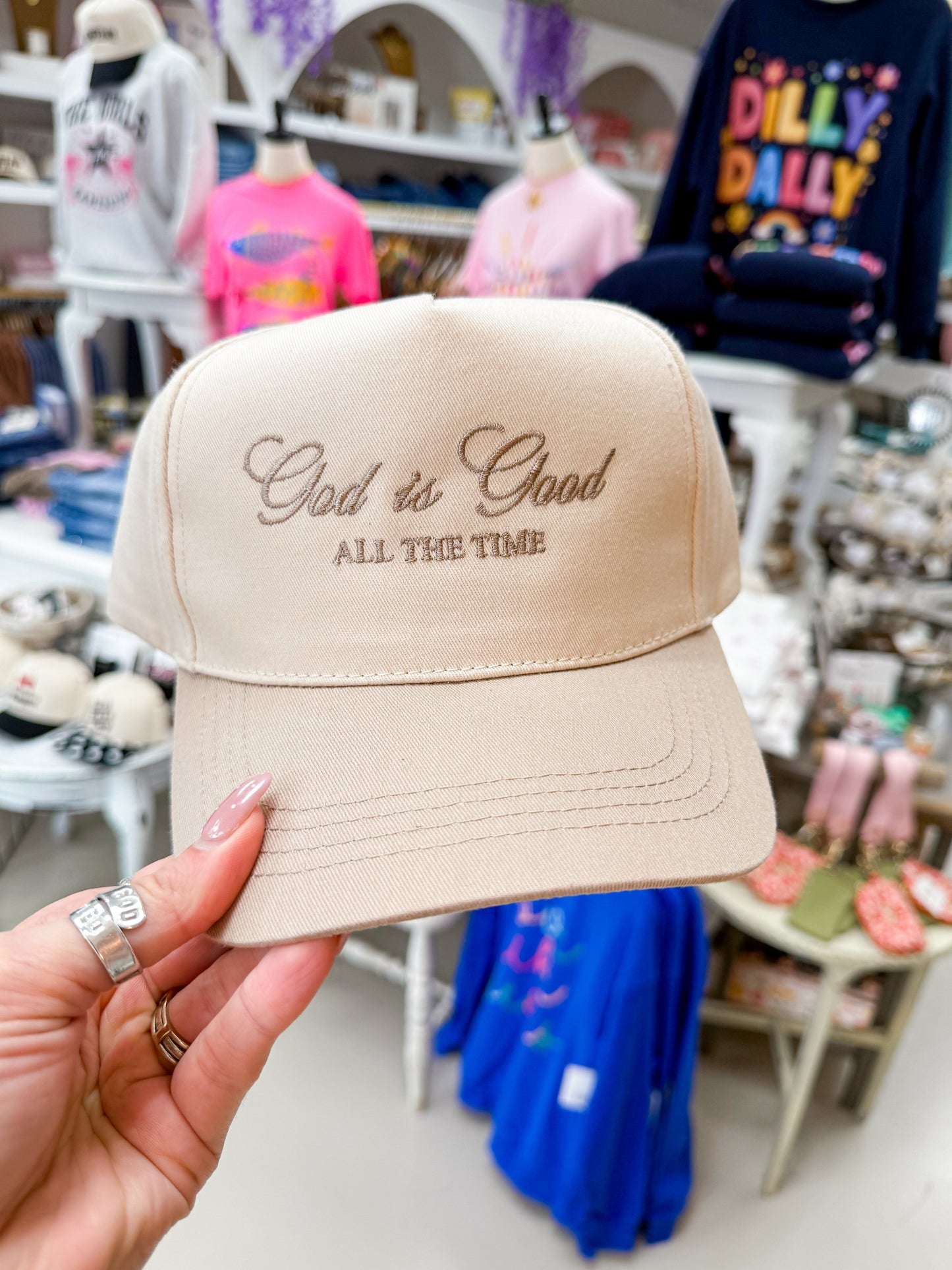 The God is Good Hat - Beige