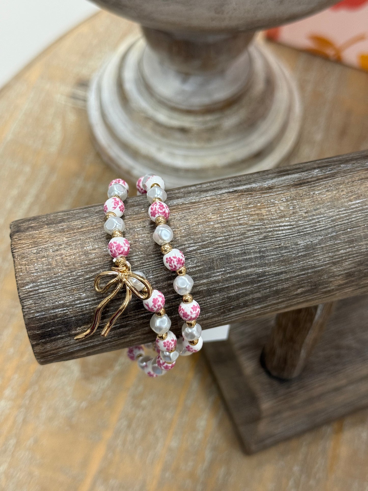 The Becka Bracelet Stack - Pink
