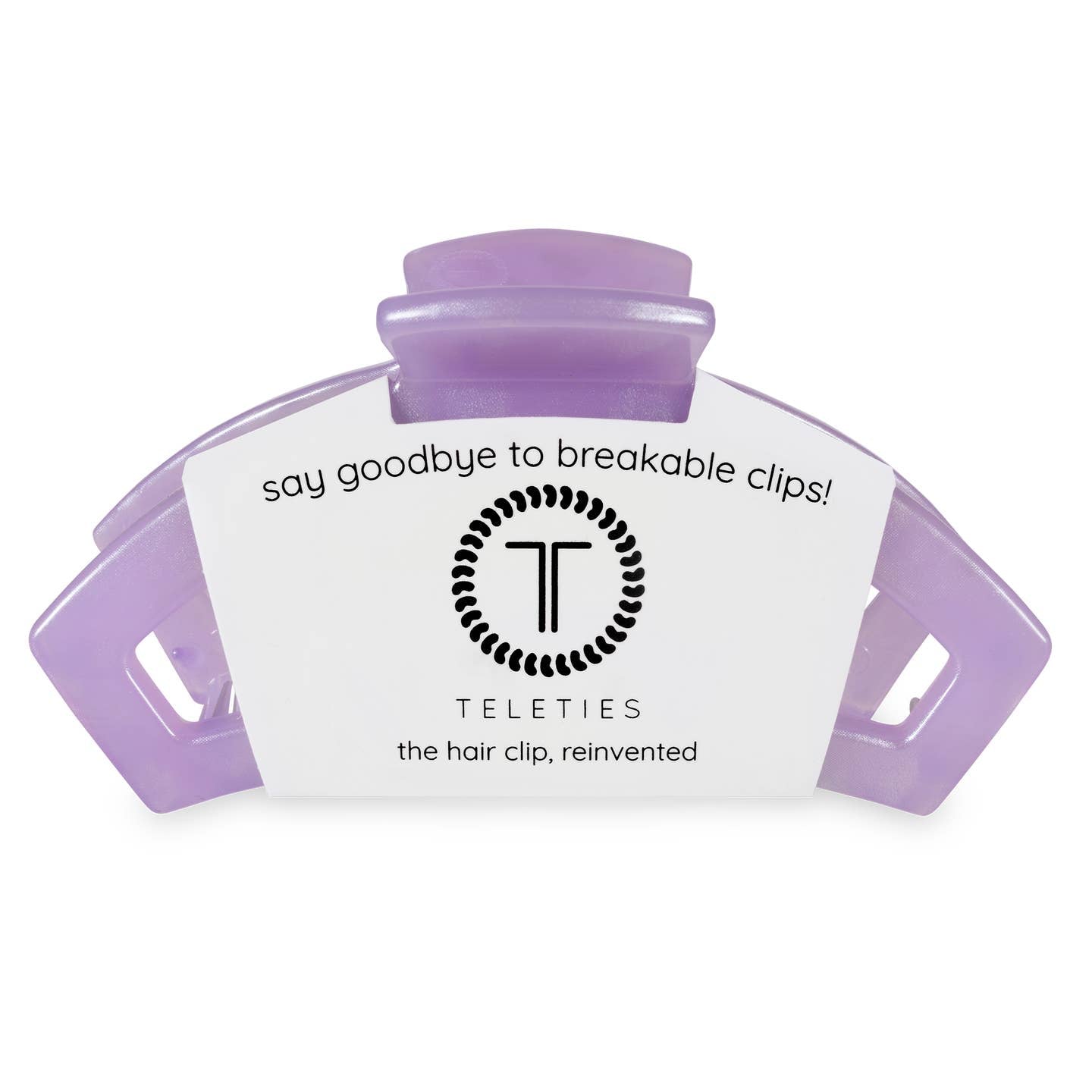 TELETIES - Open Large Hair Clip - Lavender Mist