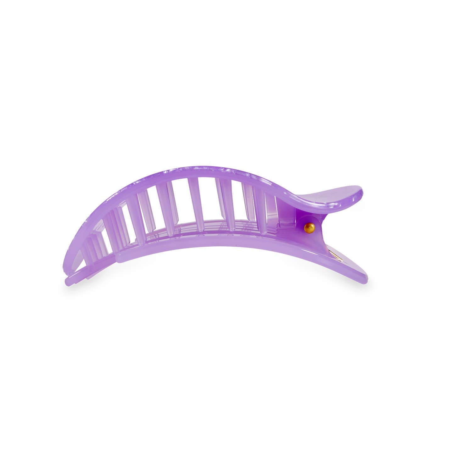 TELETIES - Medium Flat Round Clip - Lavender Mist