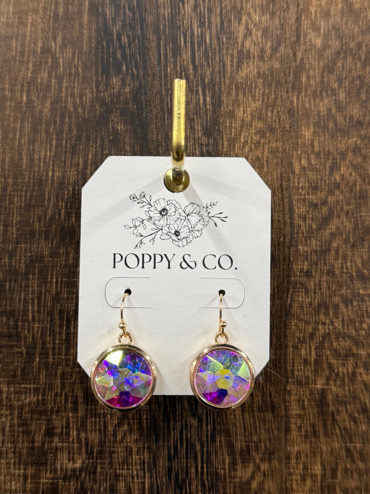 The Katelle Earrings - Gold/Abalone