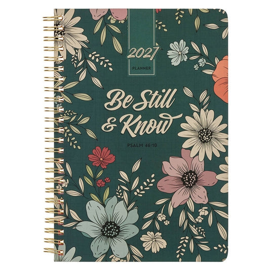 2027 Weekly Planner Be Still & Know Psalm 46:10