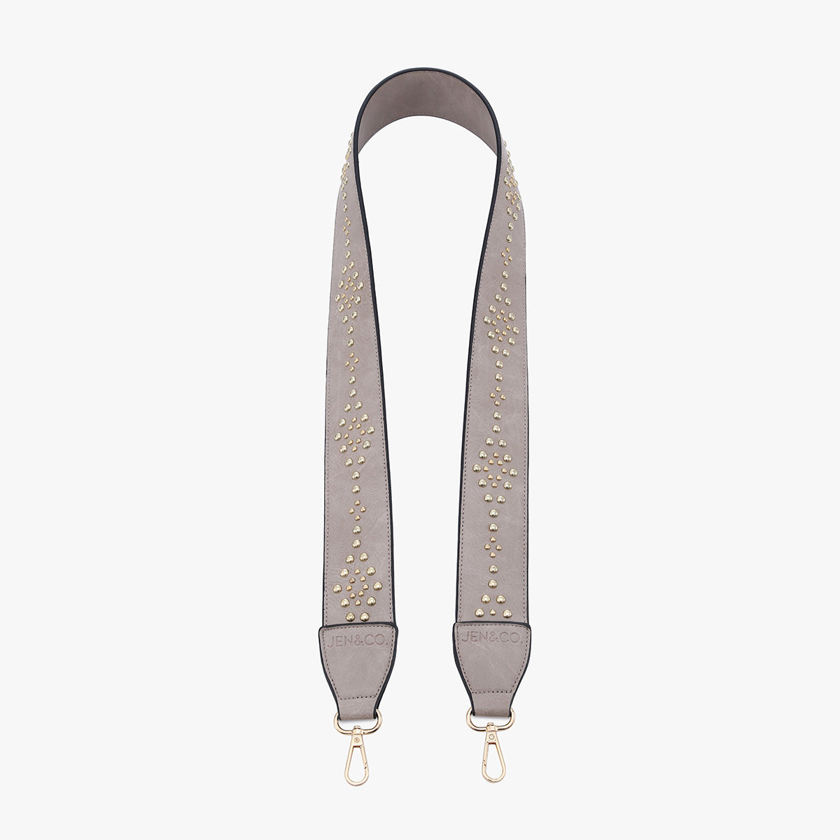 The Jaci Studded Guitar Bag Strap - Grey