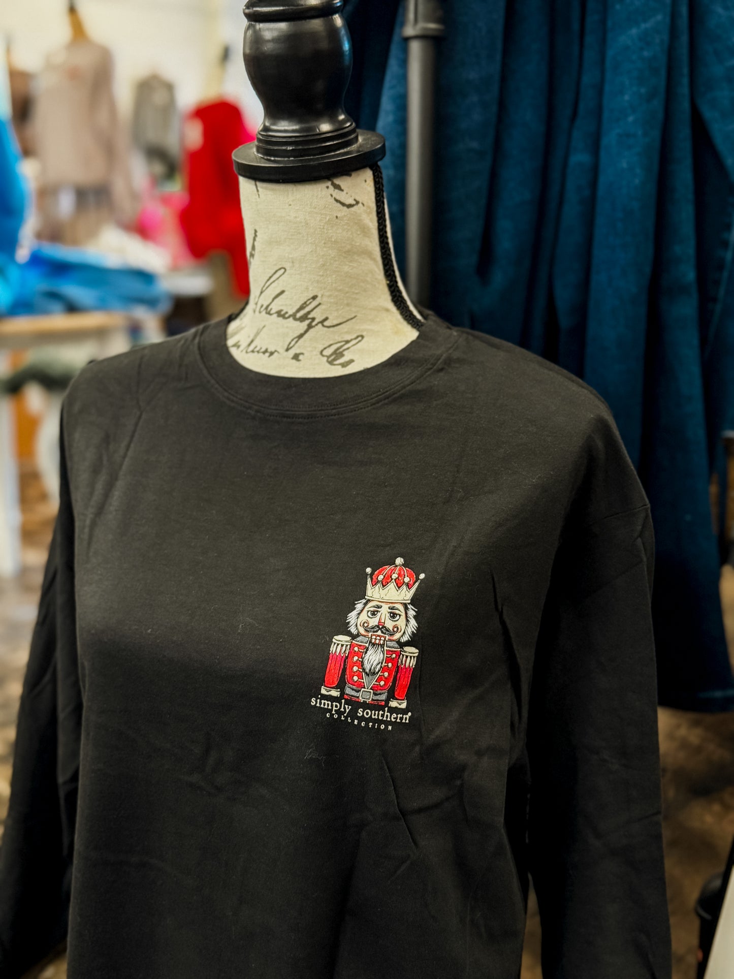 Simply Southern - Y'all Are Nuts Christmas Nutcracker Long Sleeve Tee - 2025