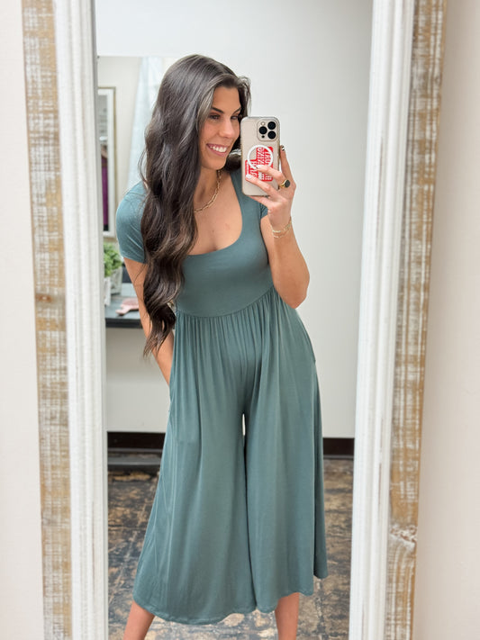 The Wesleigh Jumpsuit - Ash Jade