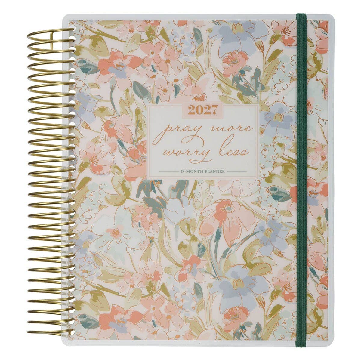 2027 Pray More Worry Less 18-Month Spiral Planner