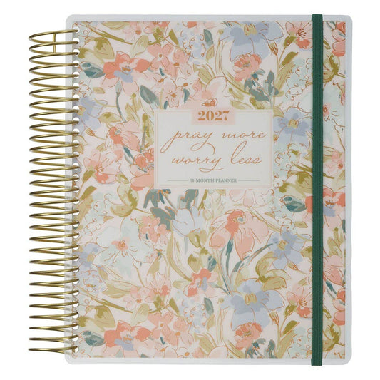 2027 Pray More Worry Less 18-Month Spiral Planner